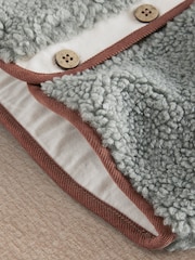 Mamas & Papas Blue Borg Gilet - Image 5 of 6