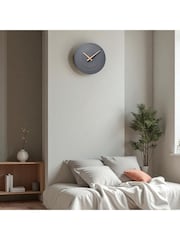 Widdop Grey Cement Wall Clock - Image 1 of 5