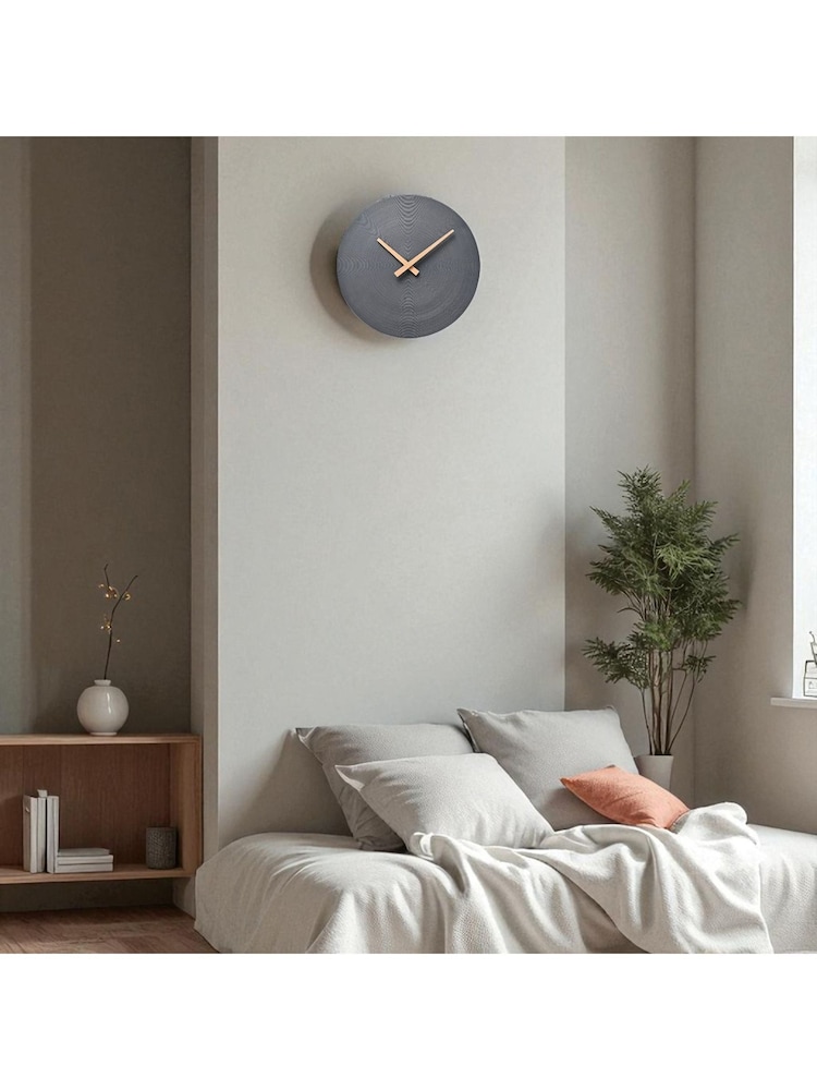Widdop Grey Cement Wall Clock - Image 1 of 5