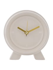 Widdop Cream Ceramic Mantle Clock - Image 2 of 4