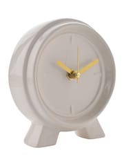 Widdop Cream Ceramic Mantle Clock - Image 3 of 4