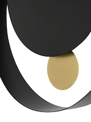 Widdop Black Pendulum Wall Clock - Image 4 of 6