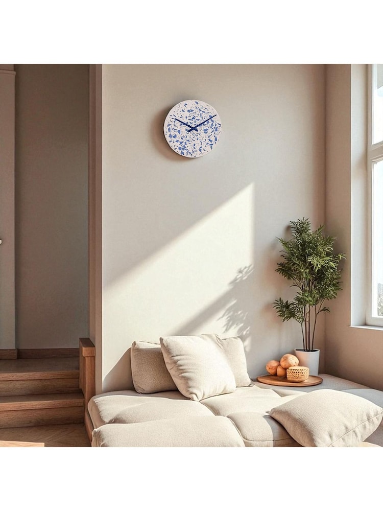 Widdop White Porcelain Wall Clock - Image 1 of 4