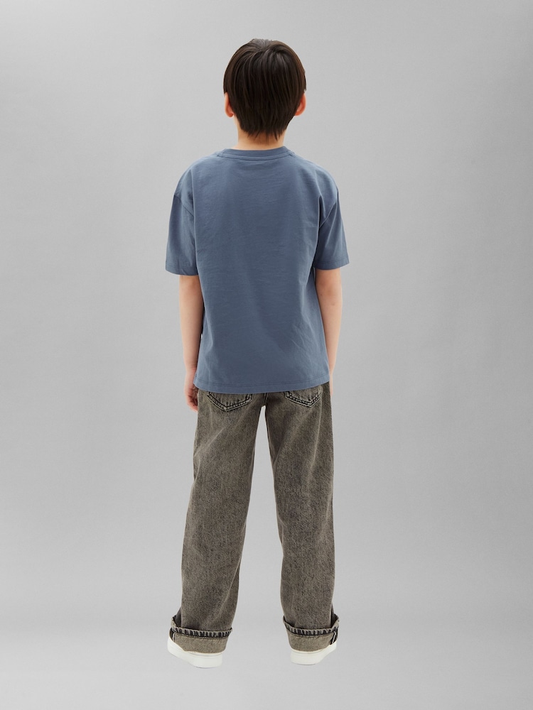 Calvin Klein Jeans Blue Kids' Logo T-Shirt - Image 2 of 5