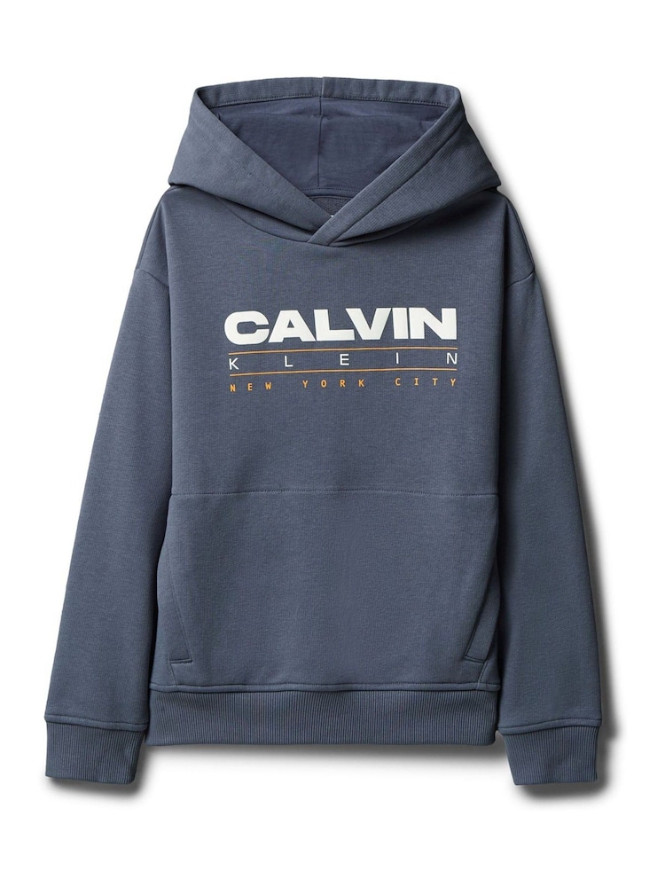 Calvin Klein Jeans балаларға арналған логотипті капюшон - 4суретінің 4 суреті