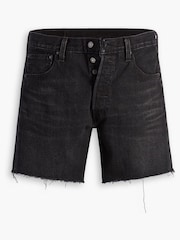 Levi's® Black 501® '93 Cut-Off 100% Cotton Shorts - Image 4 of 5