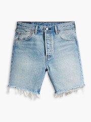 Levi's® Light Blue Denim 501® '93 Cut-Off 100% Cotton Shorts - Image 4 of 5