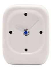 Widdop White Porcelain Desk Clock - Image 2 of 4