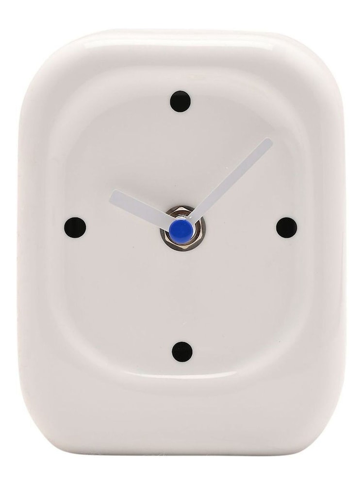 Widdop White Porcelain Desk Clock - Image 2 of 4