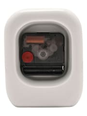 Widdop White Porcelain Desk Clock - Image 4 of 4