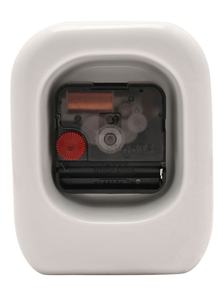 Widdop White Porcelain Desk Clock - Image 4 of 4