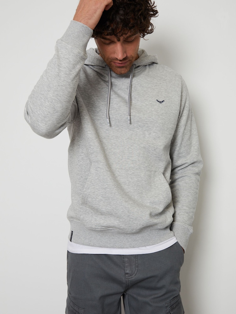 Threadbare Light Grey Hoodie - Image 1 of 4