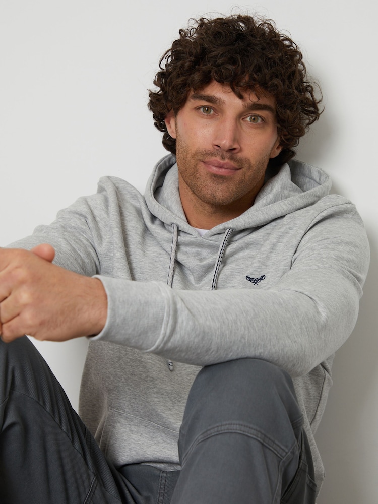 Threadbare Light Grey Hoodie - Image 4 of 4 Threadbare Light Grey Hoodie - Image 4 of 4