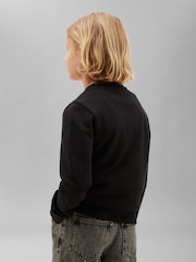 Calvin Klein Jeans Black Kids' Signature Logo Sweatshirt - Image 2 of 4