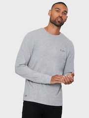 Threadbare White Long Sleeve 100% Cotton T-Shirts 3 Pack - Image 2 of 4