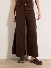 Apricot Brown Zoe Wide-Leg Jeans - Image 2 of 6