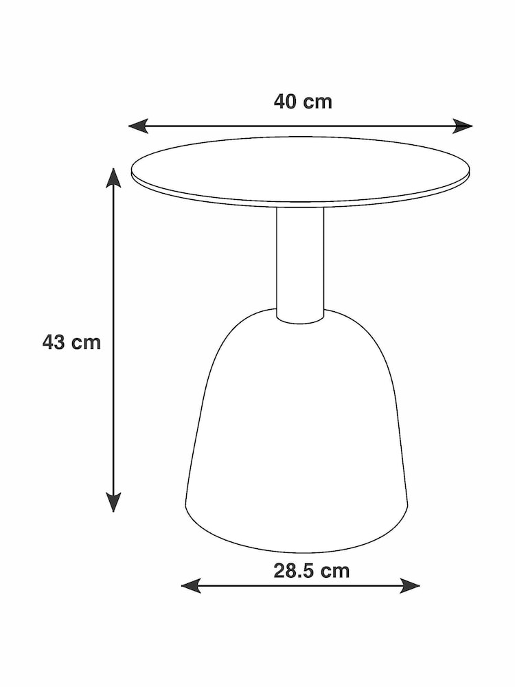 Brass Dome Side Table - Image 5 of 5