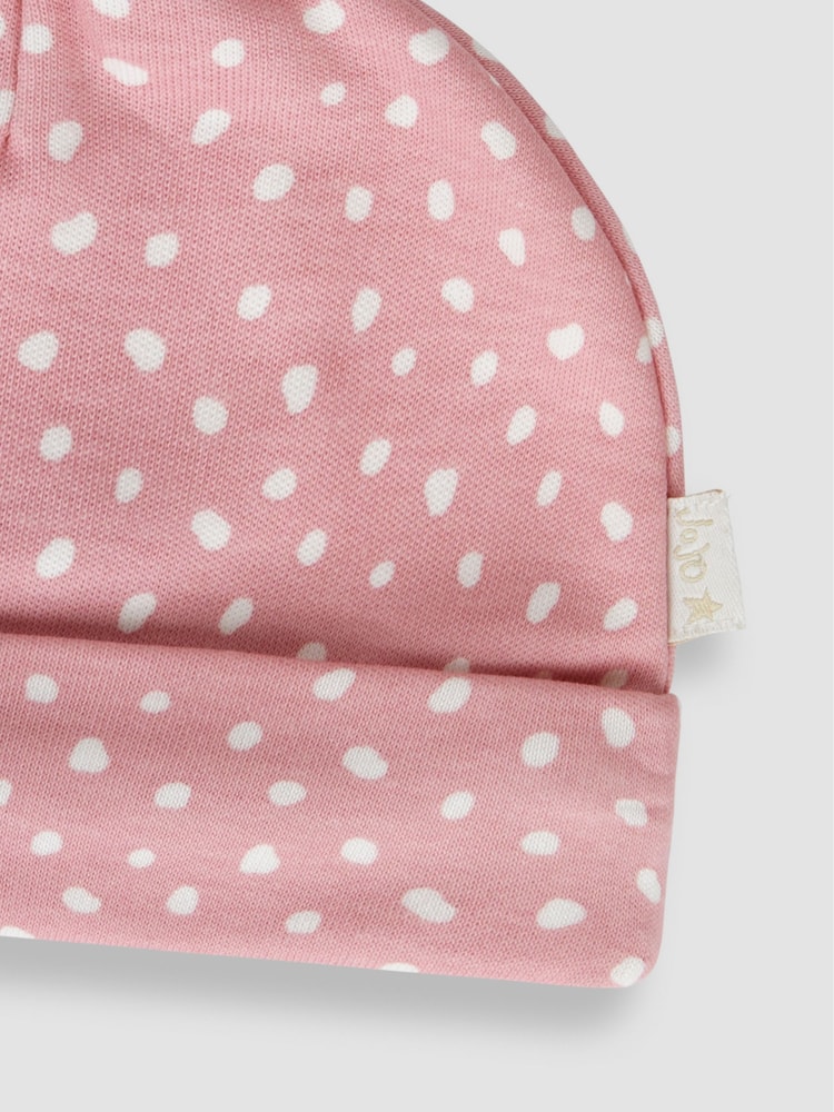 Gorro de algodón con estampado para bebé de Jojo Maman Bébé - Imagen 2 de 3