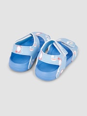 JoJo Maman Bébé Blue Summer Sandals - Image 2 of 4