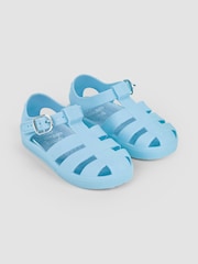 JoJo Maman Bébé Blue Jelly Sandals - Image 1 of 6