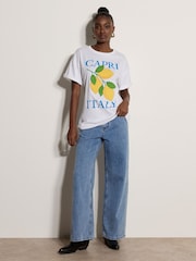 Apricot White Capri Italy Lemon T-Shirt - Image 4 of 4