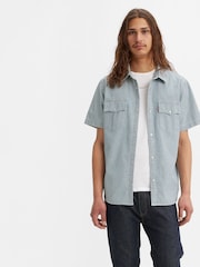 Levi's® Blue Denim Shirt - Image 2 of 8