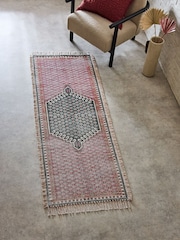 French Connection Pink 100% Cotton Poppyfield Runners - Image 1 of 4
