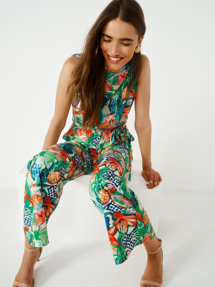 Multi Cowl Neck Jumpsuit - Image 2 of 6