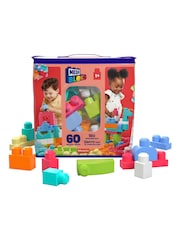 Mega Bloks 60 Piece Big Pink Building Bag - Image 3 of 4