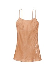 Victoria's Secret Toffee Nude Organza Mini Slip Dress - Image 3 of 3