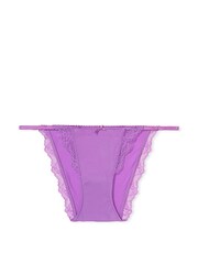 Victoria's Secret Faded Denim Blue Thong Knickers - Image 4 of 4
