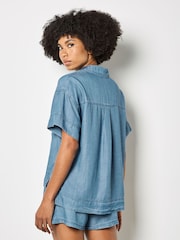 Apricot Lightweight Denim Blouse - Imagen 5 de 5