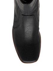 Ravel Black Block-Heel Zip-Up Mid-Calf Boots - Image 4 of 4