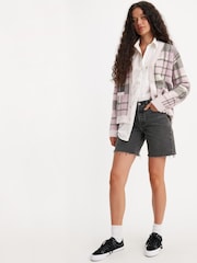 Черный - Levi's 100% Хлопок 501 90шорты джинсы - Изображение 4 из 8