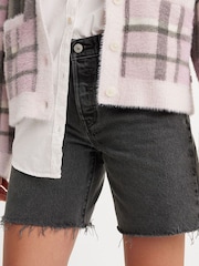 Черный - Levi's 100% Хлопок 501 90шорты джинсы - Изображение 5 из 8