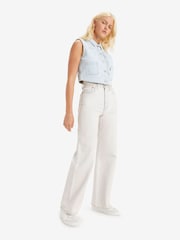 Levi's® Pink Ribcage Wide Leg Jeans - Image 2 of 7
