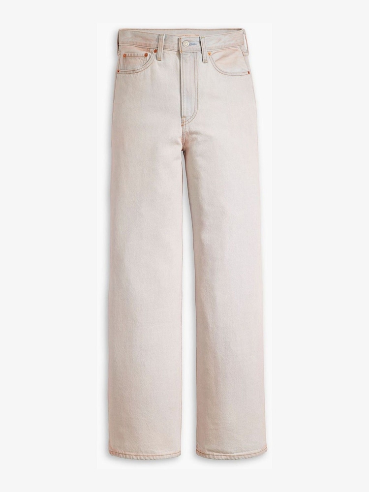 Roze - Levi's® Ribcage Jeans met uitlopende pijpen van 100% katoen - Image 6 of 7