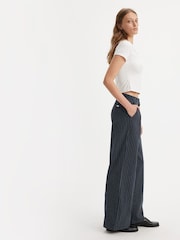 Темно-синий - ® Широкие брюки со складками Levi's - Изображение 3 из 12