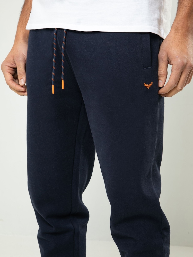 Threadbare Navy Cotton Blend Joggers - Image 5 of 5