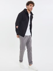 Threadbare Black Snood Zip Up Hoodie - Image 4 of 4