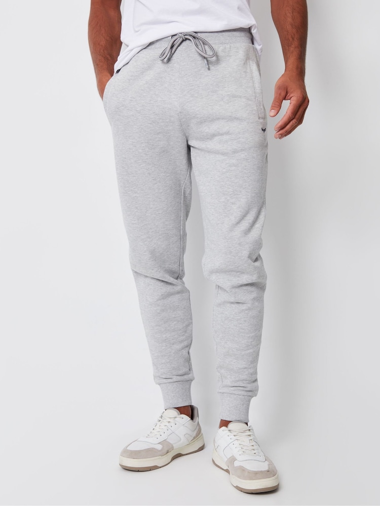 رمادي فاتح - بنطلون رياضي مزيج قطن من Threadbare - صورة 1 من 4 رمادي فاتح - بنطلون رياضي مزيج قطن من Threadbare - صورة 1 من 4