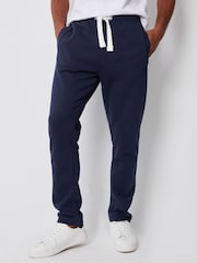 Threadbare Navy Blue Straight Leg Joggers - Image 1 of 4