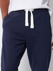Threadbare Navy Blue Straight Leg Joggers - Image 4 of 4
