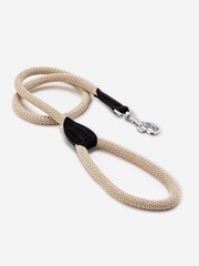 Hugo & Hudson Black Rope and Suede Leather Dog Lead - Image 4 of 6