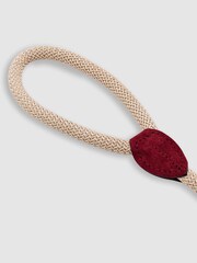 Hugo & Hudson Red Rope and Suede Leather Dog Lead - Image 4 of 6