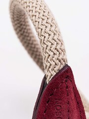 Hugo & Hudson Red Rope and Suede Leather Dog Lead - Image 6 of 6