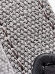 Hugo & Hudson Grey/Black Denim & Leather Dog Collar - Image 3 of 3