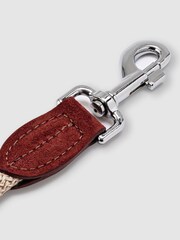 Hugo & Hudson Brown Rope and Suede Leather Dog Lead - Image 5 of 6
