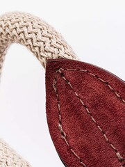 Hugo & Hudson Brown Rope and Suede Leather Dog Lead - Image 6 of 6