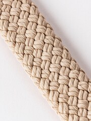 Hugo & Hudson Brown Flat Rope Leather Dog Lead - Image 6 of 6